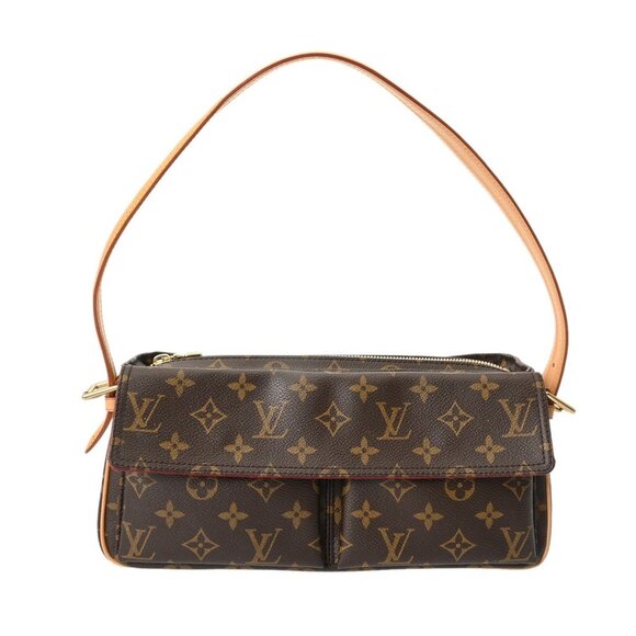 LOUIS VUITTON Authentic Brown Monogram Canvas Shoulder Bag - Picture 2 of 11